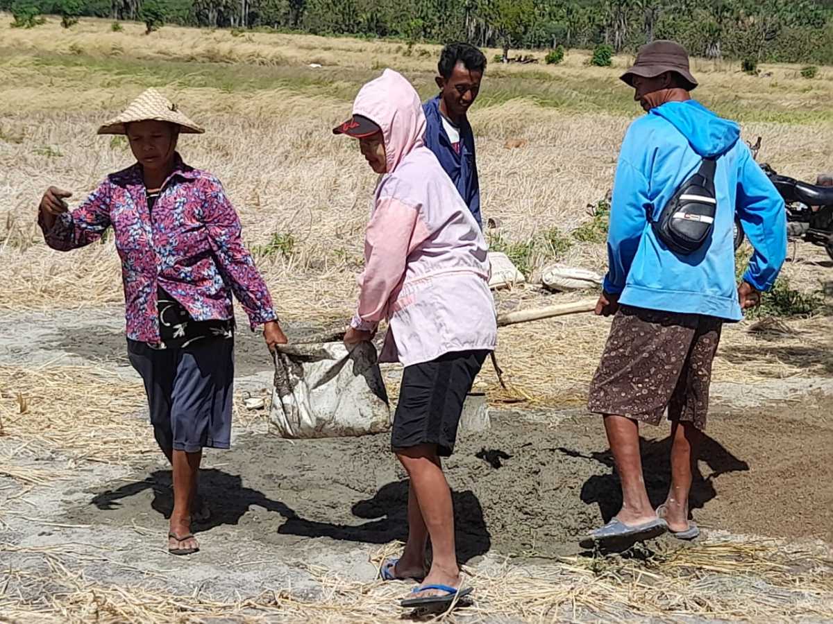  Kerja Sama Masyarakat  Desa Dan TNI Dalam Mensukseskan TMMD 