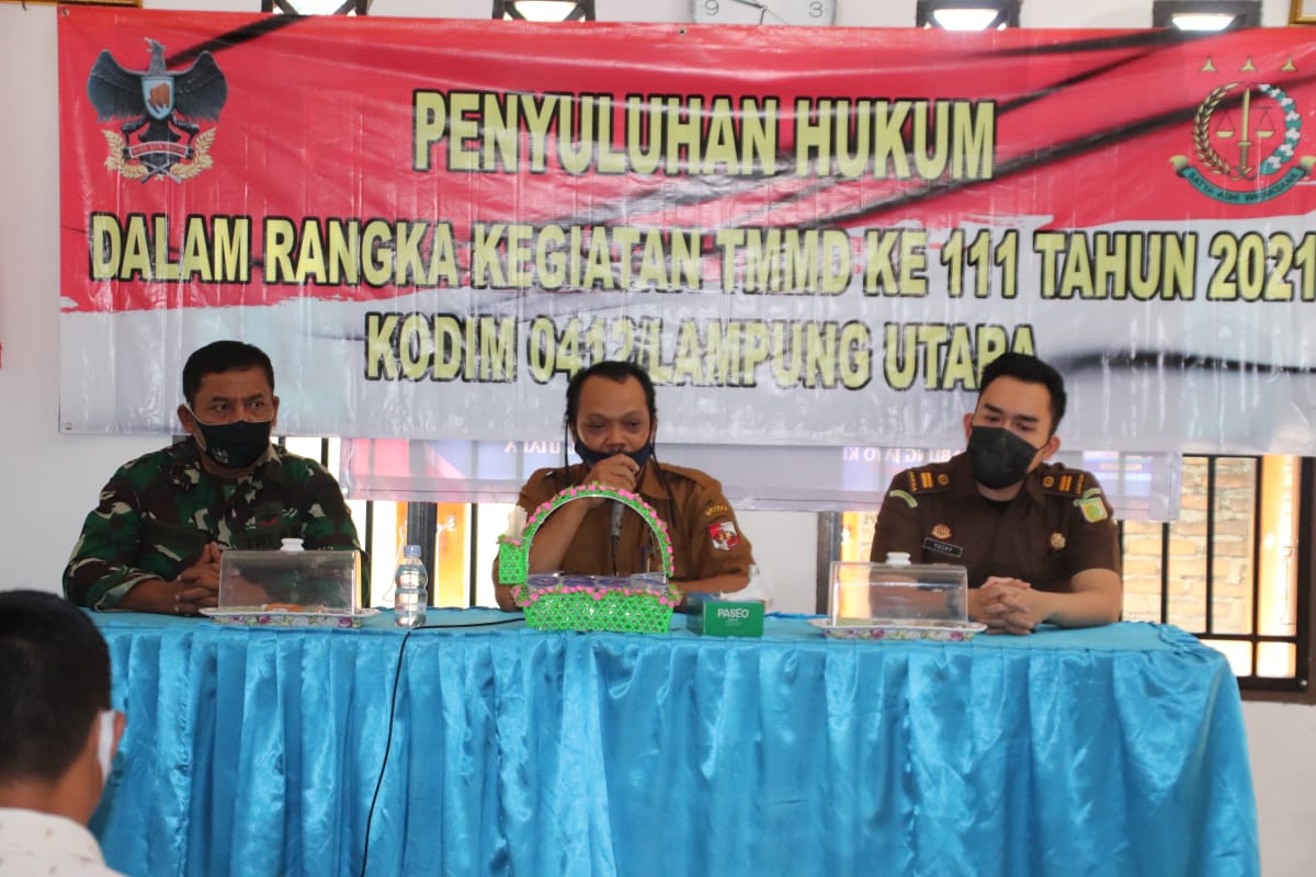 Berikan Pemahaman Norma Hukum, Satgas TMMD Kodim 0412/LU Gelar ...